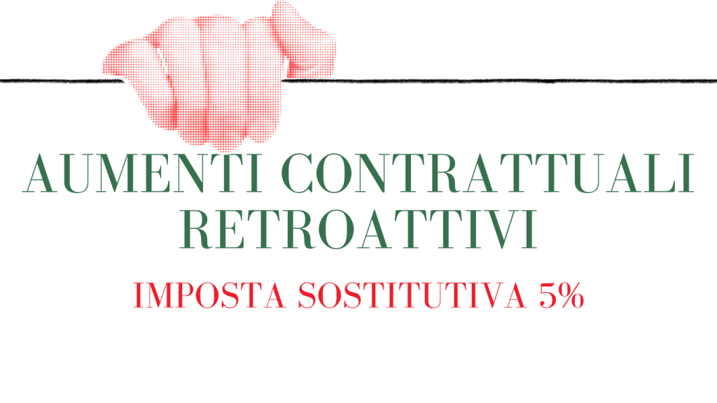 Detassazione aumenti contrattuali 2026 – imposta sostitutiva al 5% per lavoratori dipendenti privati – Studio Baroldi Cavallino-Treporti
