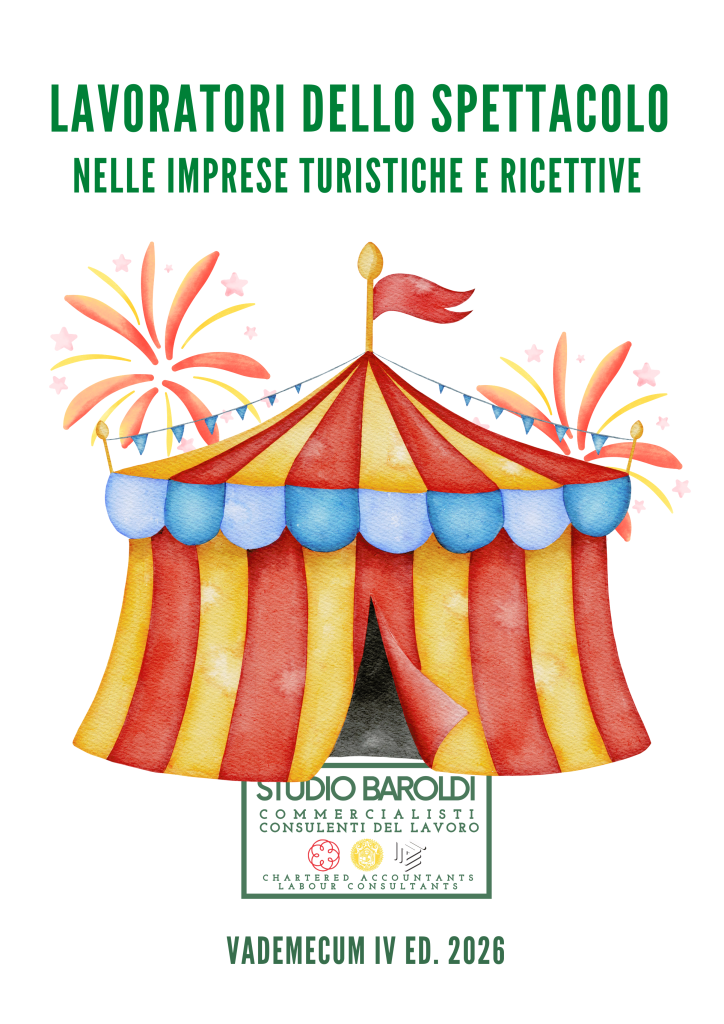 Vademecum Lavoratori dello Spettacolo nelle Imprese Turistiche e Ricettive IV edizione 2026 — Studio Baroldi Commercialisti e Consulenti del Lavoro