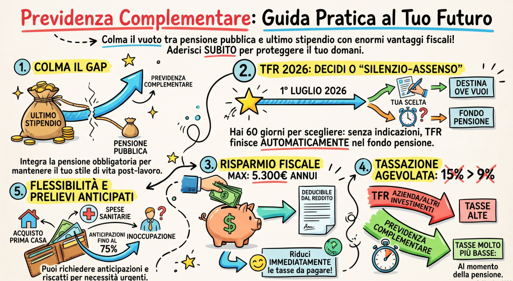 Previdenza complementare guida domande frequenti fondi pensione TFR — Studio Baroldi consulenti del lavoro Venezia