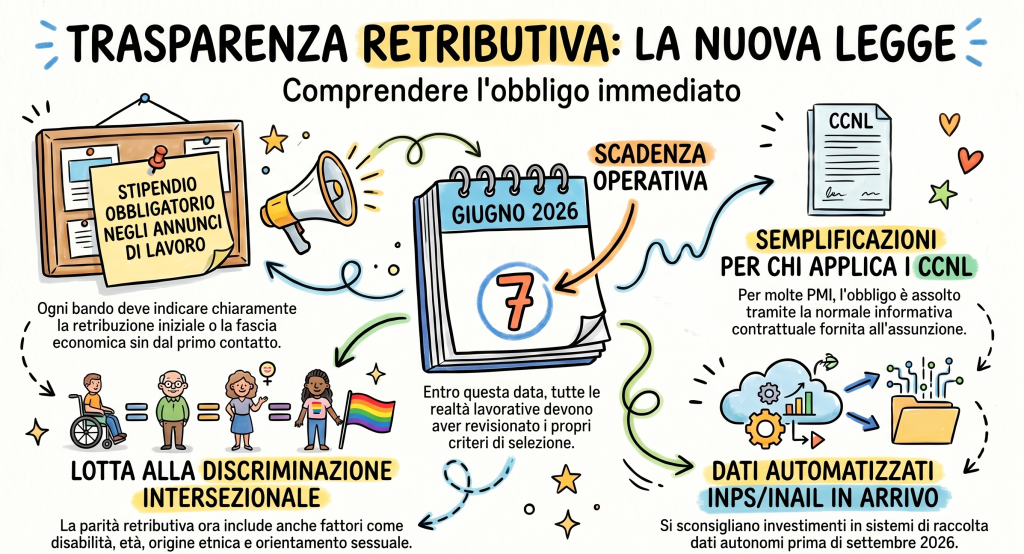 Decreto trasparenza retributiva 2026 - Studio Baroldi consulenti del lavoro Venezia
