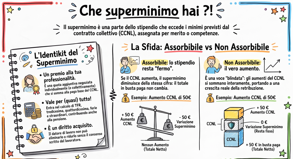 Quando l'azienda perde il diritto di assorbire il superminimo - Studio Baroldi