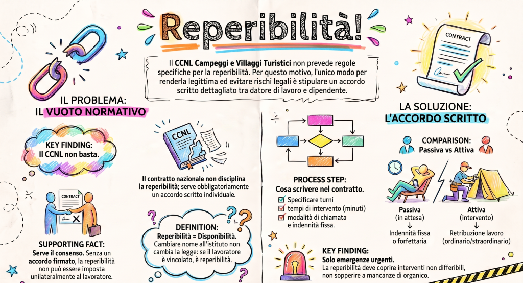Reperibilità e disponibilità nel campeggio - Studio Baroldi